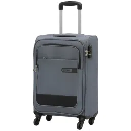 Citizen Wander Weave Grey Color Block Soft Cabin Trolley Bag - 58 Cms image 1