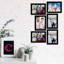 eCraftIndia Memory Wall Collage Photo Frame - Set of 6 Photo Frames for 6 Photos of 6'x8'-38
