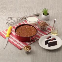 HAZEL Red Aluminium Round Cake Baking Pan - Set of 1-picture-0