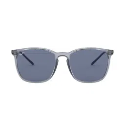 Ray-Ban 0RB4387 Blue Square Sunglasses - 56mm-image-36