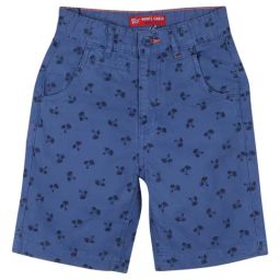 Monte Carlo Kids Blue Printed Shorts-image-22