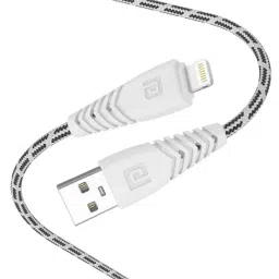 Portronics Konnect Spydr 8 Pin Cable 2M Length (White)-37