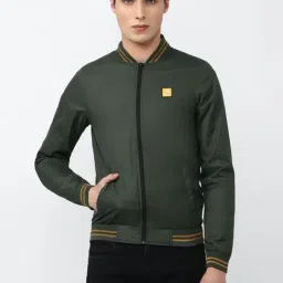 Academy By Van Heusen Green Regular Fit Jacket-picture-23