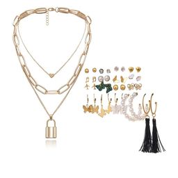 Shayna Gold-Plated Alloy Jewellery Set-image-27