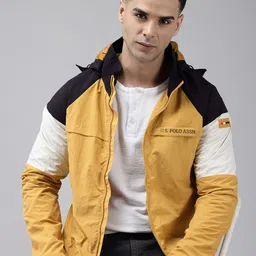U.S. Polo Assn. Colourblocked Hooded Tailored Jacket-picture-28