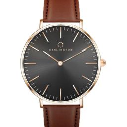 Carlington Iconic 2043 Brown Analog Watch for Men-110