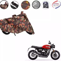 Auto Pearl Polyester Waterproof Two Wheeler Cover for Triumph Speed Twin,(Jungle Print)-image-91