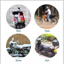 Auto Pearl Waterproof Two Wheeler Cover For Avon E Scoot (Green & Multi Color) image 2