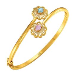 Joyalukkas 22k Yellow Gold Blossom Connect Bracelet for Women-image-26