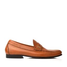 Language Shoes Men's Maximo Tan Loafers-image-17
