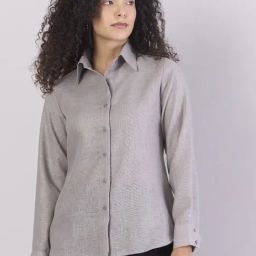 Powersutra Grey Regular Fit Shirt-image-8