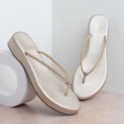 Inc.5 Women's Gold Thong Sandals-image-63