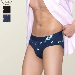 XYXX Multicolored Cotton Regular Fit Printed Briefs - Pack Of 3-picture-40