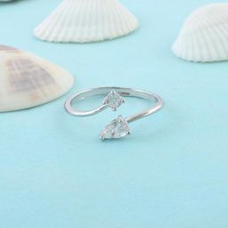 MEMOIR Silver-Plated Brass Finger Ring-image-96