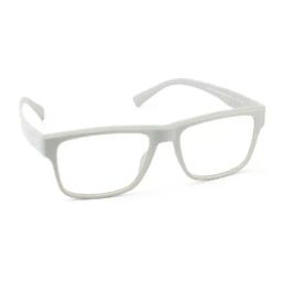 Opium Lightweight Stylish White Rectangular Optical Frames for Men-image-80