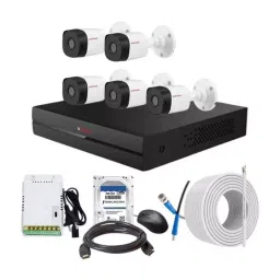 CP PLUS CCTV Combo Kit 2.4 MP Indoor & Outdoor with 8 Channel DVR, 5 Bullet Camera, 8 Channel SMPS, 70 m Copper Cable, 1TB HDD & Connectors-image-17