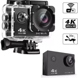 VOLTAC Travel Bike Adventure 170 Degree Wide Angle 30M underwater Waterproof Sports and Action Camera  (Black, 12 MP) S2 4K Ultra HD 12 MP WiFi Waterproof Digital Action & Sports Body-15