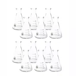 RANDHAWA GLOBAL Borosilicate Glass Conical Erlenmeyer Flask 50 ml Capacity, RG-22209 (Pack of 12)-5
