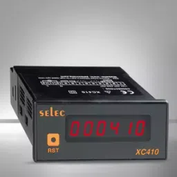 Selec XC410B Make 6 Digit LED Display Counter with 20Hz/5 KHz input speed, 36 x 72mm-13