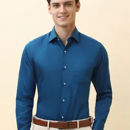 Allen Solly Sport Long Sleeves Spread Collar Pure Cotton Formal Shirt-picture-30