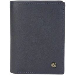 PERQUISITE Navy Casual Leather Bi-Fold Wallet for men-19