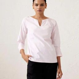 SALT Attire Pink Plain Top-picture-38