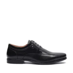 Louis Philippe Men's Black Derby Shoes-picture-19
