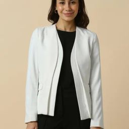 Allen Solly White Casual Jackets And Blazers-image-31