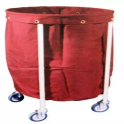 11ENTERPRISES Stainless Steel Linen Trolley With Bag 11E-3181A-image-50