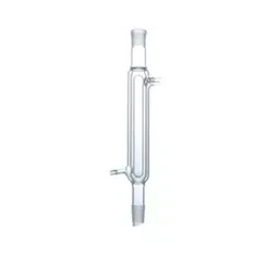 ABGIL Double Surface Davies Condenser Transparent Borosilicate Glass 250 mm Length and B19 Cone, CD-143-03-24