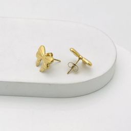 ANJNI CREATION Gold-Plated Quirky Shaped Studs image 2