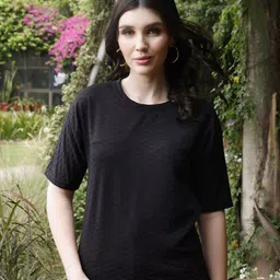 RAHI TRENDZ Women Textured Crop Top-picture-25