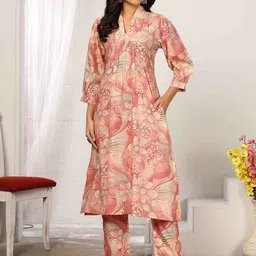 DIVASTRI Printed Tunic With Palazzos Co-Ords-picture-17