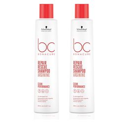 Schwarzkopf PROFESSIONAL 2 Pcs Bonacure Repair Rescue Shampoo with Arginine - 250ml Each-25