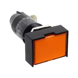 IDEC AP6S Series Small Indicator Light with Rectangular 3 Direction Barrier, AP6GS53MA-20