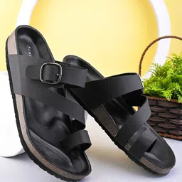 Mast & Harbour Men PU Comfort Sandals-picture-30