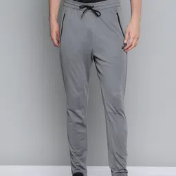 Reebok Men Grey Solid Training Track Pants-image-15