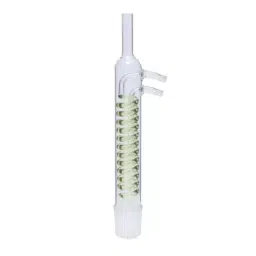 ABGIL Reflux Coil Demorth Condenser Transparent Borosilicate Glass 300 mm Length and B24 Cone, CD-149-06-23
