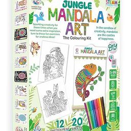 Ratnas Jungle Mandala Art - MultiColor-28