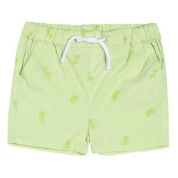 MINI KLUB Cotton Animals Printed Shorts - Green-picture-14