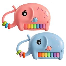 NEGOCIO Multi-functional Light Beaded Piano Keyboard Toy Fun Elephant Mini Piano Instrument Toy Pack of 1 - Color May Vary-12