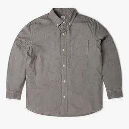 GAP Boys Relaxed-Fit Button-Down Collar Pure Cotton Shirt-image-9