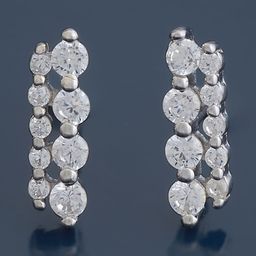 Kushal's Fashion Jewellery Gold-Plated 92.5 Pure Silver CZ Classic Studs-image-102