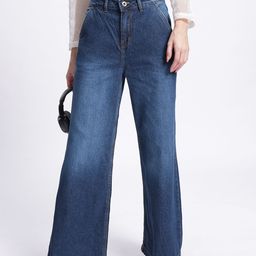 glitchez Women Modern Classics Wide Leg Jeans-image-79