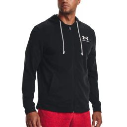 Under Armour Black Cotton Regular Fit Sports Hoodie-picture-11