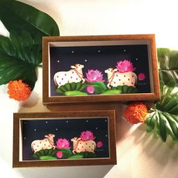 ICraft Multicolour MDF Board Neel Tray-37
