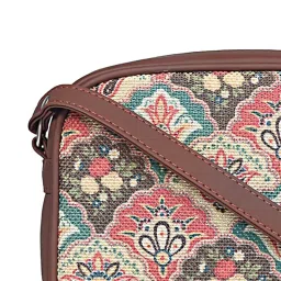 ZOUK Multicolor Printed Small Cross Body Bag image 5