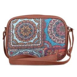 ZOUK Multicolor Printed Small Cross Body Bag image 1