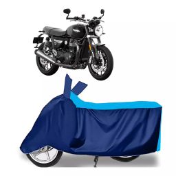 Auto Pearl Two Wheeler Cover for Triumph Speed Twin BS6 - Cyan, Blue-image-74