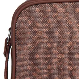 ZOUK Brown Printed Small Cross Body Bag image 4